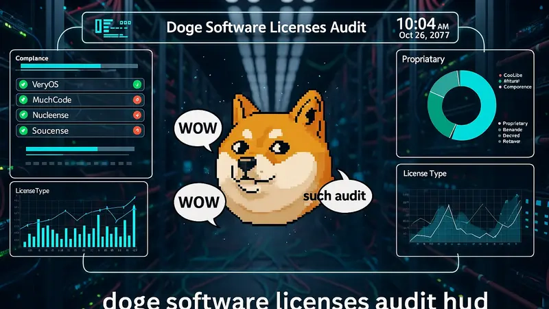 doge software licenses audit hud